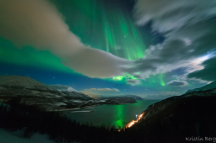 Auroras boreales desde Kvænangen, Noruega.